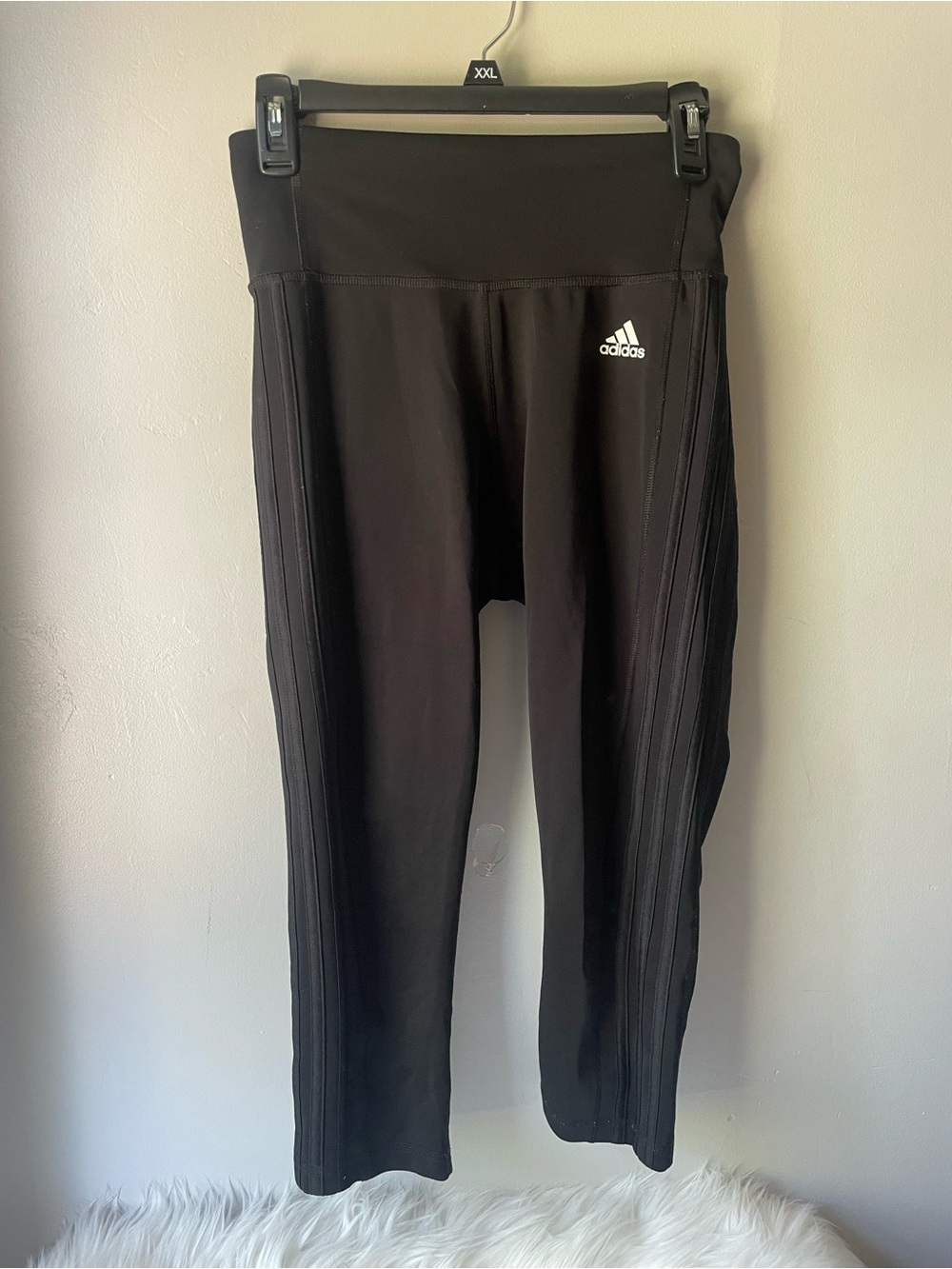 adidas Cropped Black Athletic Leggings